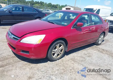 2007 Honda Accord 2.4 Se из США, поврежденный, VIN 1HGCM56377A106595